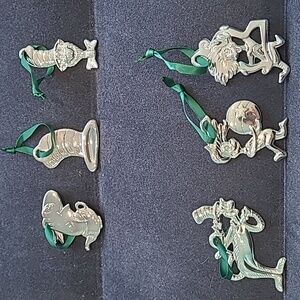 Dr. Seuss Silver Ornaments Set